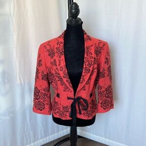 Marks & Spencer Embroidered Linen Blazer